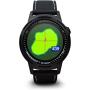 Golf Buddy Aim W10 GPS Watch aim W10 Golf GPS Watch with Red/White/Blue Wristband, Black, Medium