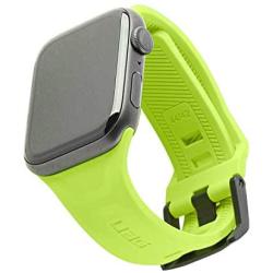 URBAN ARMOR GEAR UAG Compatible with Apple Watch 44mm 42mm Series 5/4/3/2/1 Silicone Band Scout [Billie] Slim Adjustable Waterproof Sporty Replacement Watch Strap