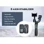Wiser X01 3-Axis Gimbal Stabilizer for Smartphone, YouTube, Live Streaming ,Selfie, iPhone, Android and Gopro