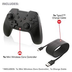 Nyko Mini Wireless Core Controller – Compact Sized Bluetooth Pro Controller Alternative with Turbo, Android/PC Compatibility for Nintendo Switch