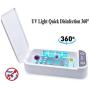 UV Cell Phone Cleaner Box for All Phones/Face Mask/Makeup Tools/Toothbrush/Watches/Jewelry,Fast & Effective Box