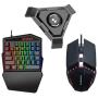 Greaked PUBG Mobile Gamepad Controller Gaming Keyboard Mouse Converter for Android Phone to PC Bluetooth Adapter Mouse Keyboard Set