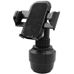 Cup Holder Phone Mount, Macally [Upgraded] Cell Phone Cup Holder for Car with Adjustable Smartphone Cradle Fit for iPhone 11 Pro XR XS Max X 8 7 Plus 6s Samsung S10+ Note 9 S8 Plus S7 Edge etc.