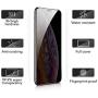 Glass Screen Protector Designed for iPhone 11 Screen Protector, iPhone XR Screen Protector(6.1") Full Protection Durable Tempered Glass Super Explosion-proof No Bubble 3D Touch, Anti Fingerprint, Black - Pack of 3