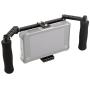 CAMVATE Monitor Cage with Adjustable Handles for 5 inch and 7 inch LCD Monitors