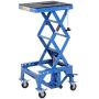DURHAND 300 lbs Hydraulic Motorcycle Scissor Jack Lift Foot Step Wheels for Small Dirt Bikes
