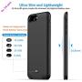 U-good Battery Case for iPhone 7 Plus/8 Plus, Ultra Slim/Lightweight 4200mAh Protective Charging Case Rechargeable Extended Battery Pack Charger Case for iPhone 7 Plus/8 Plus(5.5‘) (Black)