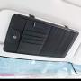 Helen-Box - Auto Sunshade Storage Bag Car Sun Visor CD Holder Car Sunshade Cover Card Bag Mobile Phone Bag Multi Function Wallet Accessories