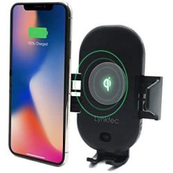 Bolt Car Mount and Qi Fast Wireless Charger with Auto Sense Locking for iPhone X, XS, 8, Plus, Galaxy S10, S9, S8, and Qi-Enabled Devices