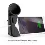 Bone Acoustic Sound Amplifier Phone Stand Audio Dock Portable Speaker Desktop Cradle for iPhone 11 & 11 Pro Max, XR & XS Max, iPhone 8 7 6 6s Plus ONLY Bare Phone, Horn Stand Series - Black (Large) Bone Acoustic Sound Amplifier Phone Stand Audio Dock Portable Speaker Desktop Cradle for iPhone 11 & 11 Pro Max, XR & XS Max, iPhone 8 7 6 6s Plus ONLY Bare Phone, Horn Stand Series - Black (Large)
