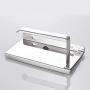 Toilet Paper Holder,Bathroom Tissue Holder with Mobile Phone Storage Shelf