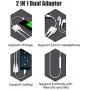 Dual Headphone Adapter Dongle Charger Jack AUX Audio 3.5 mm for iPhone 7/7Plus/8/8Plus/X/XS/XR/XS Max/ 11/11 Pro/11 Pro Max Accessory Compatible All iOS Systems Dual Headphone Adapter Dongle Charger Jack AUX Audio 3.5 mm for iPhone 7/7Plus/8/8Plus/X/XS/XR/XS Max/ 11/11 Pro/11 Pro Max Accessory Compatible All iOS Systems