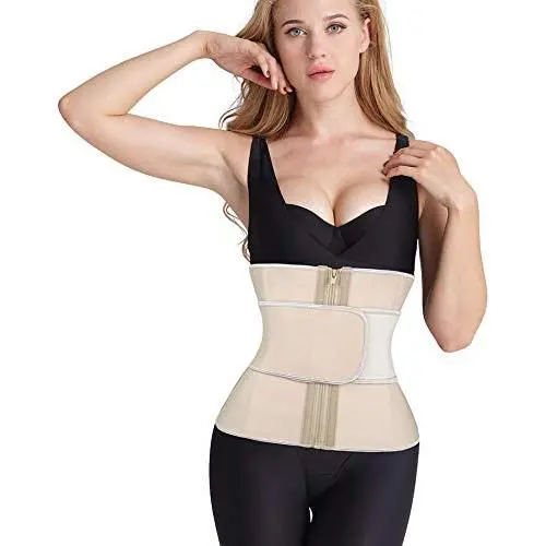 Atbuty Women’s Waist Trainer Corsets Latex Waist Cincher Underbust High Compression Loss Weight Zipper Body Shaper Atbuty Women’s Waist Trainer Corsets Latex Waist Cincher Underbust High Compression Loss Weight Zipper Body Shaper