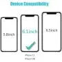 pehael Privacy Screen Protector for iPhone 11 iPhone Xr, 9H Hardness Anty- Spy Tempered Glass, 3D Touch, Easy Install[6.1 inch](3 Pack) …