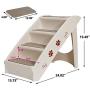 Nova Microdermabrasion Pet Dog Stairs Steps for high Bed for Small Dogs Washable Carpet Foldable Plastic Nova Microdermabrasion Pet Dog Stairs Steps for high Bed for Small Dogs Washable Carpet Foldable Plastic
