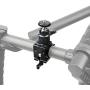 NICEYRIG Compatible QR Rod Clamp DJI RoninM MX MOZA Gimbal Stabilizer with 360 Degree Swivel Monitor Shoe Mount
