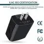 USB Wall Charger, 2-Pack Ailkin 4.8A 4-Port USB Plug Cube Portable Charging Box Wall Charger Plug, USB Charging Block, Adapter for Phone 11Pro Max/XR/XS MAX/8/7 Plus, Samsung Galaxy S5 S6 and More