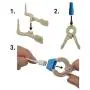 Nite Ize CordCollar, Cord Identification and Protection, 8-Pack, Bright Blue Nite Ize CordCollar, Cord Identification and Protection, 8-Pack, Bright Blue
