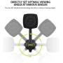 Ringke Power Clip Wing Magnetic Car Mount Phone Holder Premium Air Vent Cradle 360° Rotation Long Reach Neck Cell Phone Automobile Cradles for Universal Smartphone