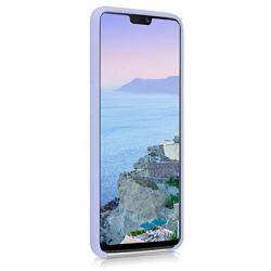 kwmobile TPU Silicone Case Compatible with OnePlus 6 - Soft Flexible Rubber Protective Cover - Light Lavender