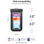 UGREEN Universal Waterproof Case 2 Pack Cell Phone Pouch Dry Bag Compatible for iPhone 11 Pro Max, iPhone SE 2020, iPhone X XR XS 8 Plus 7 6S 6 5, Samsung Galaxy S20 S10 S9 S8 Plus Note 8 S7 Edge S6