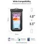 UGREEN Universal Waterproof Case 2 Pack Cell Phone Pouch Dry Bag Compatible for iPhone 11 Pro Max, iPhone SE 2020, iPhone X XR XS 8 Plus 7 6S 6 5, Samsung Galaxy S20 S10 S9 S8 Plus Note 8 S7 Edge S6