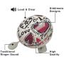 Kiddimoto - Steel Bicycle Bell for Kids/Adults | Perfect Loud Bike Ring Bell for Childrens Balance Bikes, Bicycles, BMX, Mountain Bikes & Scooters | Available in Different Print & Sizes