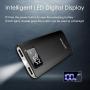 Uni-Yeap 11000mAh Battery Charger Power Bank with High Speed and Flashlight with LCD Screen Compatible for iPhone 11 Xs Xr X 8 7 6s 6 iPad Samsung Galaxy and All Smart Phone (Black)