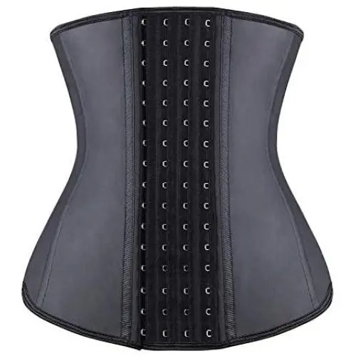 YIANNA Waist Trainer Corset for Weight Loss Latex Colombiana Waist Cincher Slimming Hourglass Body Shaper