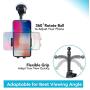 13 Gooseneck Car Phone Holder, Industrial-Strength Car Phone Mount Windshield Suction Cup, Holder for Cell Phone in Truck, Long Arm Phone Holder Windshield Mount for Truck SUV, Phone Window Mount