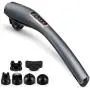 Handheld Back Massager - MOICO 6 Interchangeable Nodes, 10 Speeds & 12 Modes Cordless Deep Tissue Percussion Massagers for Neck, Shoulder, Arms, Leg, Foot, Calf, Body, Joint Pain Relief Handheld Back Massager - MOICO 6 Interchangeable Nodes, 10 Speeds & 12 Modes Cordless Deep Tissue Percussion Massagers for Neck, Shoulder, Arms, Leg, Foot, Calf, Body, Joint Pain Relief