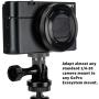 Camera Mount Adapter for GoPro Ecosystem - ¼-20 Conversion Adapter for GoPro Mounting System - Full 100% CNC Aluminum Metal - Mount Your Camera to Any GoPro Mount Accessory