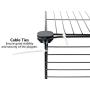 Tespo Pet Playpen, Small Animal Cage Indoor Portable Metal Wire yd Fence for Small Animals, Guinea Pigs, Rabbits Kennel Crate Fence Tent 15 X 12 inch