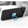 Glitter Bling Bling Phone Ring Holder,Sparkle Phone Ring Kickstand, Cell Phone Finger Ring Grip for Almost All Phones,Pad(Blue)