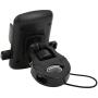 Enrilior Black 360° Rotating Mobile Phone Bracket Anti-Skid Cellphone Navigation Holder for Bicycle Motorcycle Electric Bike