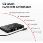 Elook Car Cassette Aux Adapter Kit, with A Smartphone to 3.5 mm Headphone Jack Adapter for Car, Phone, MP3 ect. Black