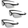 Jackson Safety V30 25685 Nemesis Safety Glasses 3000357 (3 Pair) (Black Frame with Indoor/Outdoor Lens)