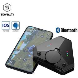 Pubg Controller Gamepad Bluetooth Smartphone Android Mobile Phone Gamepad Gamer Keyboard Mouse Converter for iPad to PC Adapter (Color : with G92 Keyboard)
