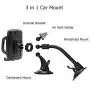 Car Phone Mount, Vansky 3-in-1 Universal Cell Phone Holder Car Air Vent Holder Dashboard Mount Windshield Mount for iPhone Xs Max R X 8 Plus 7 Plus 6S Samsung Galaxy S9 S8 Edge S7 S6 LG Sony and More Car Phone Mount, Vansky 3-in-1 Universal Cell Phone Holder Car Air Vent Holder Dashboard Mount Windshield Mount for iPhone Xs Max R X 8 Plus 7 Plus 6S Samsung Galaxy S9 S8 Edge S7 S6 LG Sony and More