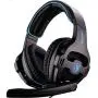 SADES SA810 PlayStation 4 Xbox One S Stereo Headset Over-Ear Gaming Headphones with Microphone for PC PS4 Xbox one iPad Mobile Tablet Mac (Black & Blue)