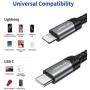 USB C to Lightning Cable 4FT, JSAUX [Apple MFi Certified] iPhone 11 Lightning to USB-C PD Fast Charging Cable Compatible with iPhone 11/11 Pro/11 Pro Max/X/XS/XR/XS/8 Plus,Supports Power Delivery-Grey