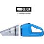 12v Handheld Car Vacuum Cleaner VC360, Portable Carpet Cleaner for Car 120W 4000pa with Cigarette Plug Cleaning Pet Hair, Soot, Bread Crumbs and etc - Blue