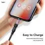 [540°Rotation] Magnetic Phone Charger Cable(3-Pack), 3 in 1 Magnetic Charging Cable, Compatible with Mirco USB, Type C Smartphone and iProduct Device