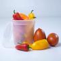 1/4 Gallon (32 oz) 1 Quart Food Storage Containers with Lids -Freezer and Microwave Safe Storage Containers, Round Plastic Containers with Lid, BPA Free, Translucent