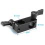 CAMVATE Right Angle Rod Clamp 15mm Rod 90 Degree Rotate for Video Camera DSLR Rig(Black)