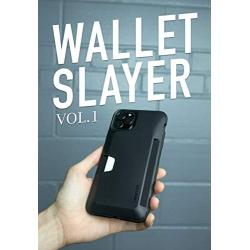 Smartish iPhone 11 Pro Max Wallet Case - Wallet Slayer Vol. 1 [Slim + Protective] Credit Card Holder (Silk) - Black Tie Affair