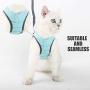 Cat Harness and Leash Set for Walking Lightweight Escape Proof Kitten Vest Harness Soft Fit for Cat Puppy Rabbits Easy Control