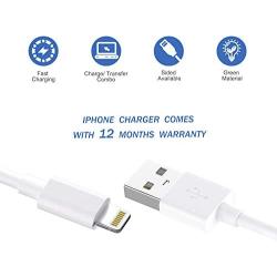 MBYY MFi Certified iPhone Charger, 5pack [6FT/2m)] Lightning Cable iPhone Cable USB Sync Cord Fast iPhone Charger Cable Compatible iPhone 11 Pro Max Xs X XR 8 7 6s 6 SE iPad iPod More