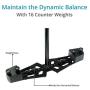 FLYCAM HD-3000 Handheld Video Camera Stabilizer with Quick Release Plate and Table Clamp, 8 Lbs Capacity