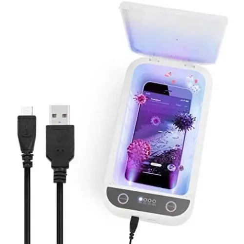 Cell Phone Cleaner, Portable Smart Phone Cleaner Aromatherapy Function Mobile Phone Cleaner Case Suitable for Mask, Mobile Phones, Toothbrushes, Jewelry, Watch and Small Toys Cell Phone Cleaner, Portable Smart Phone Cleaner Aromatherapy Function Mobile Phone Cleaner Case Suitable for Mask, Mobile Phones, Toothbrushes, Jewelry, Watch and Small Toys